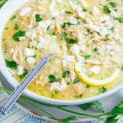 Greek Style Lemon Chicken Soup