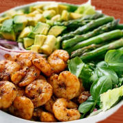 Shrimp, Asparagus and Avocado Salad
