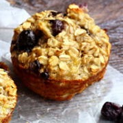 Blueberry Pecan Oatmeal Muffins