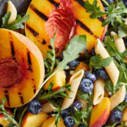 Grilled Peach and Blueberry Salad