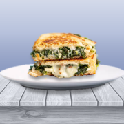 Grilled Feta Cheese with Spinach Sandwich
