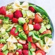 Avocado Strawberry Pasta Salad