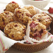 Cranberry and Apple Crumb Muffins
