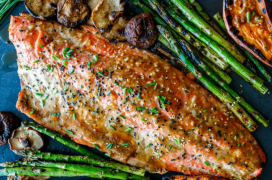 Grilled Salmon and Asparagus