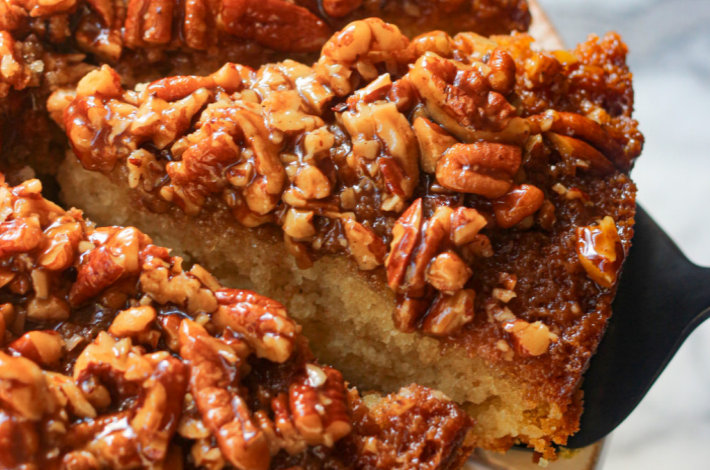 Pecan Upside-Down Cake